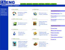 Tablet Screenshot of iaeng.org