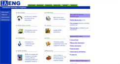 Desktop Screenshot of iaeng.com